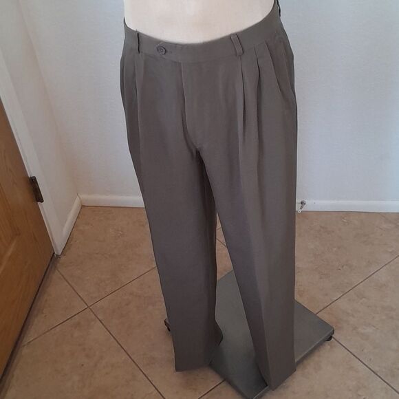 Pronto Uomo- Worsted Wool Trousers - Picture 13 of 16